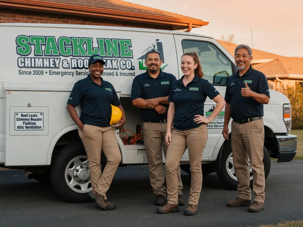 Chimney flashing repair company in Elgin, OR